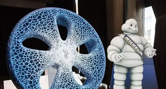 米其林“Vision”的3D打印概念輪胎 米其林“Vision”的3D打印概念輪胎
