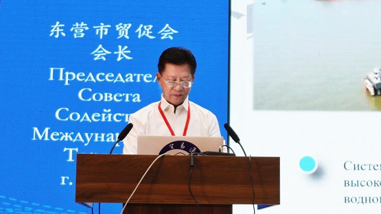 東營(yíng)市貿(mào)促會(huì)黨組書記、會(huì)長(zhǎng)劉杰元
