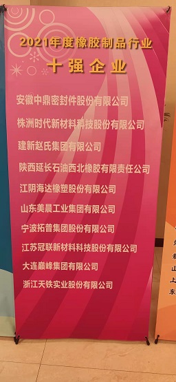 2021年度橡膠制品行業(yè)十強(qiáng)企業(yè)
