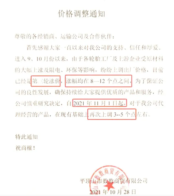 開啟第三輪漲價(jià)