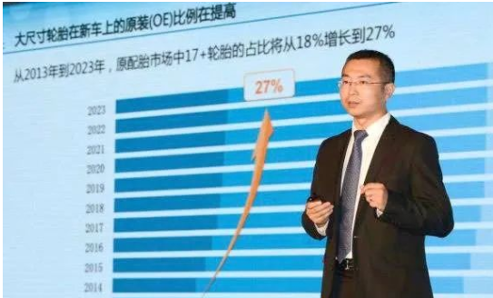 米其林將把握新的市場(chǎng)機(jī)遇，加速數(shù)字化轉(zhuǎn)型，以尖端創(chuàng)新的輪胎產(chǎn)品、服務(wù)和解決方案等，為更多中國(guó)消費(fèi)者和客戶(hù)提供美好的出行生活體驗(yàn)。"