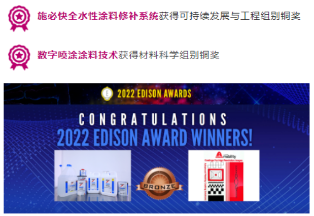 艾仕得斬獲2022年愛迪生材料科學(xué)等兩項(xiàng)大獎(jiǎng) 艾仕得斬獲2022年愛迪生材料科學(xué)等兩項(xiàng)大獎(jiǎng)