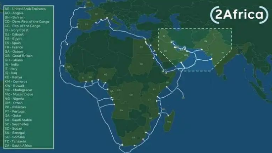 埃及電信將接入2Africa海底光纜系統(tǒng) 埃及電信將接入2Africa海底光纜系統(tǒng)