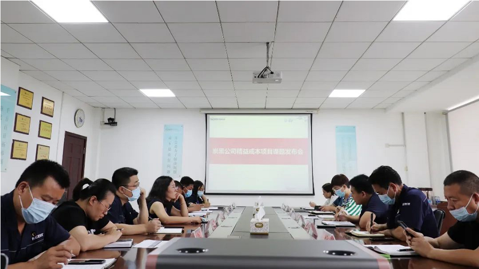 耐斯特炭黑公司召開精益成本項目課題發(fā)布會
