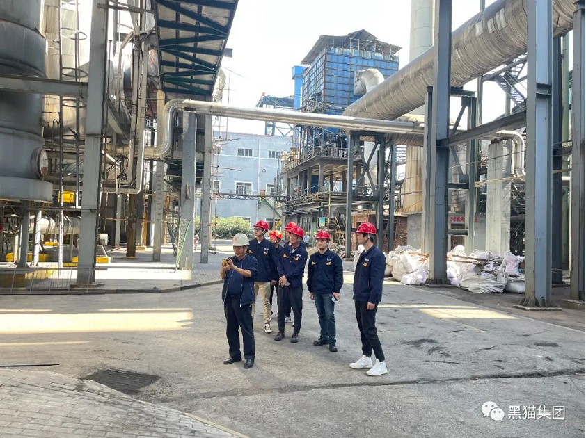 黑貓集團工程技術(shù)中心到各下屬企業(yè)開展施工安全隱患檢查