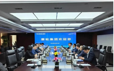 物產(chǎn)中大化工董事長(zhǎng)，拜訪賽輪集團(tuán)