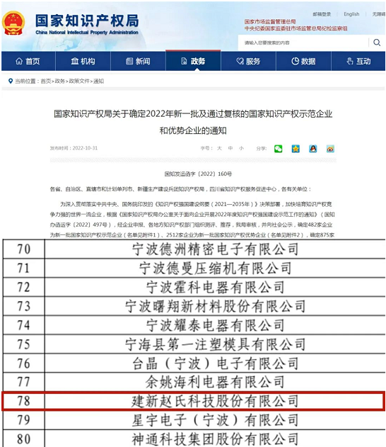 速看！建新再獲國(guó)家級(jí)榮譽(yù)