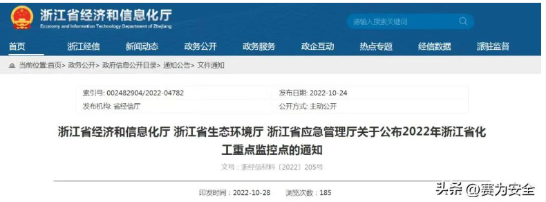兄弟路標(biāo)成功認(rèn)定為2022年浙江省化工重點監(jiān)控點