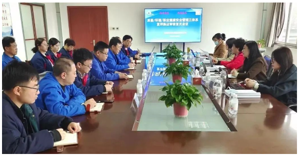 豪邁電纜集團(tuán)通過(guò)質(zhì)量、環(huán)境和職業(yè)健康安全管理體系復(fù)評(píng)換證審核