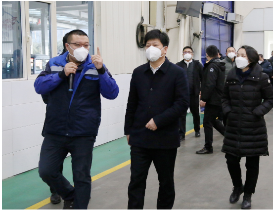 山東省發(fā)改委黨組成員、副主任胡薄一行調(diào)研賽輪集團