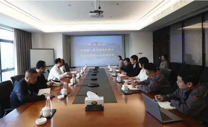 寧海縣人民檢察院檢察長蒞臨建新調(diào)研，為企業(yè)排憂解難