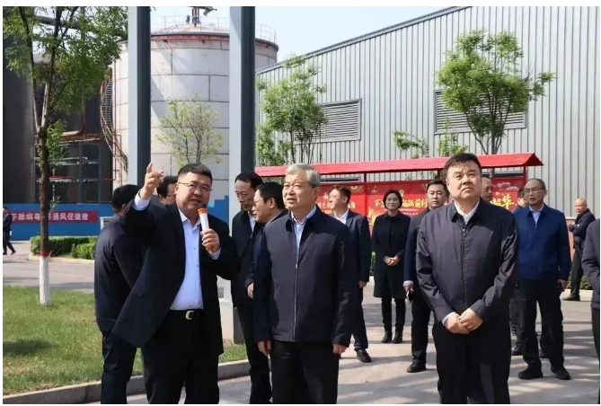 省人大常委會黨組書記一行視察三強(qiáng)新能源