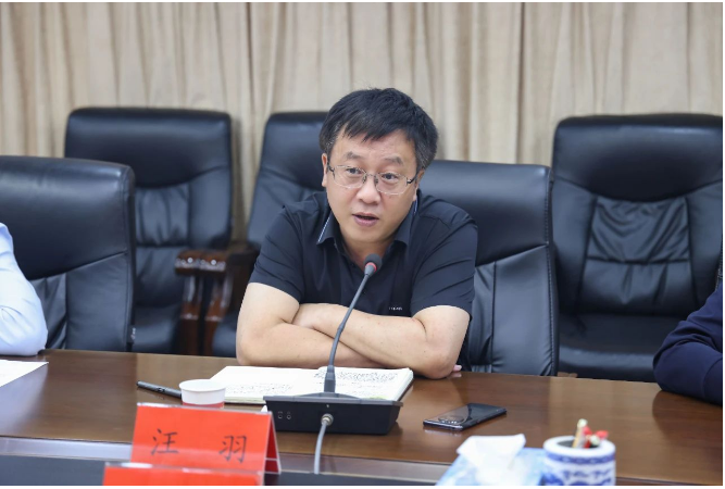 汪羽在講話中代表黑貓集團衷心感謝樂平市委、市政府對黑貓集團項目的重視和關懷，并表示將全力推動項目建設，努力將樂平項目打造成行業(yè)標桿，為樂平市的經濟社會高質量發(fā)展貢獻黑貓力量。