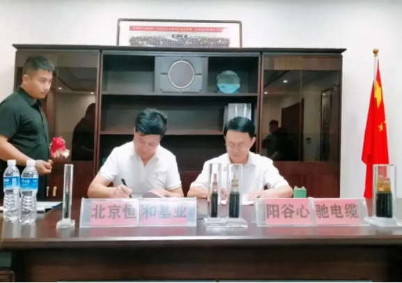 山東陽谷萬里行電纜有限公司迎來了一支重要的訪客團(tuán)隊(duì)。來自北京的恒和基業(yè)建設(shè)發(fā)展有限公司董事長馬國東率領(lǐng)團(tuán)隊(duì)蒞臨該公司進(jìn)行了實(shí)地考察，并簽署了一項(xiàng)戰(zhàn)略合作協(xié)議。陽谷萬里行電纜有限公司董事長徐振起以及公司高層對恒和基業(yè)的到訪表示了熱烈的歡迎。雙方領(lǐng)導(dǎo)隨后就各自公司的現(xiàn)狀和未來發(fā)展趨勢進(jìn)行了詳細(xì)介紹。