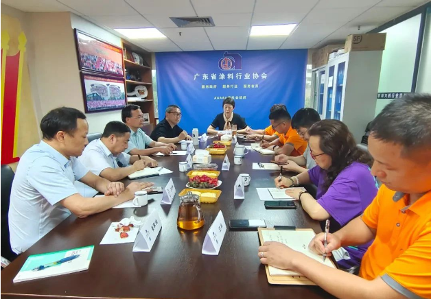 中國涂料工業(yè)協(xié)會(huì)名譽(yù)會(huì)長孫蓮英一行到廣東深入調(diào)研