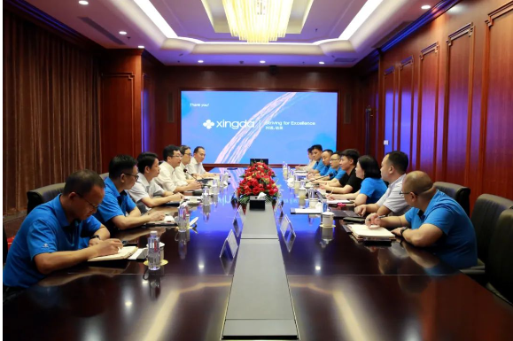 東海橡塑(合肥)與興達鋼簾線共探未來合作機遇