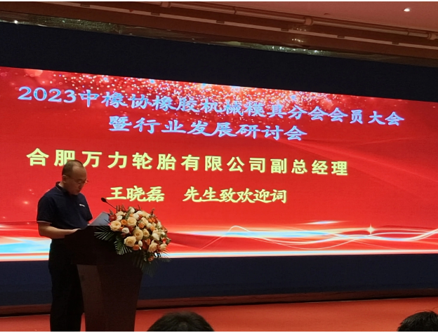 會(huì)議的開場(chǎng)由東道主安徽大道模具總經(jīng)理王金治和合肥萬力輪胎副總經(jīng)理王曉磊共同致歡迎詞。他們熱情地歡迎了與會(huì)嘉賓，并期待著在本次研討會(huì)上分享和交流行業(yè)的最新動(dòng)態(tài)和發(fā)展。
