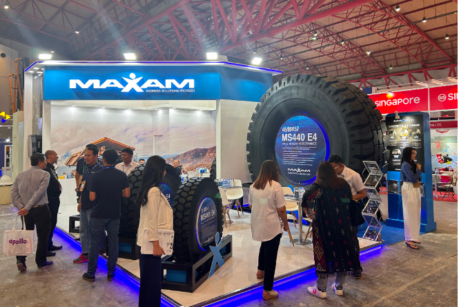 印度尼西亞雅加達(dá)礦業(yè)展覽會(MINING INDONESIA)隆重舉行，吸引了來自中國、俄羅斯、越南、迪拜、日本、韓國、馬來西亞、孟加拉等國家的多家特種輪胎企業(yè)前來參展。賽輪集團(tuán)旗下特種輪胎品牌邁馳在此次展會上嶄露頭角。