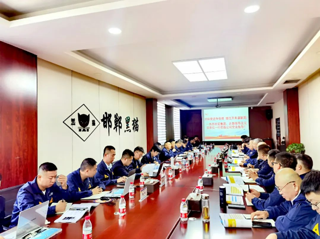 在邯鄲黑貓公司的調(diào)研會(huì)上，盛旺喜明確了現(xiàn)場(chǎng)管理的數(shù)字化改革進(jìn)程，并要求標(biāo)準(zhǔn)化工作流程，以提高工作效率。他強(qiáng)調(diào)員工應(yīng)積極參與現(xiàn)場(chǎng)維護(hù)，提高員工的歸屬感和責(zé)任感。此外，他強(qiáng)調(diào)要堅(jiān)決杜絕“八大浪費(fèi)”，以使生產(chǎn)過(guò)程更加科學(xué)規(guī)范。