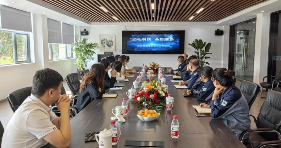 玉柴物流集團財務負責人一行到江蘇潤昌交流學習